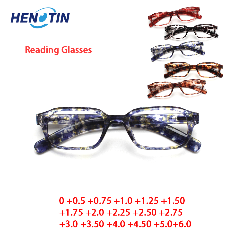 Women'S Fashion Glasses With Clear Lenses - Frauen Lesebrille Modische Rechteckige Rahmen Frühling