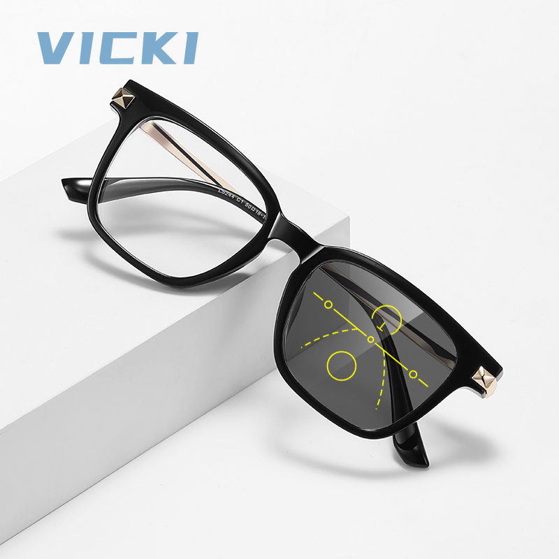 Women'S Fashion Glasses With Clear Lenses - VICKI Herren- und Damenrahmen, modisches Design,