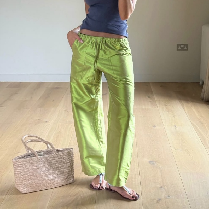 Women'S Fashion Utility Pants - Damen Y2K Metallic Glänzende Cargo-Hose mit