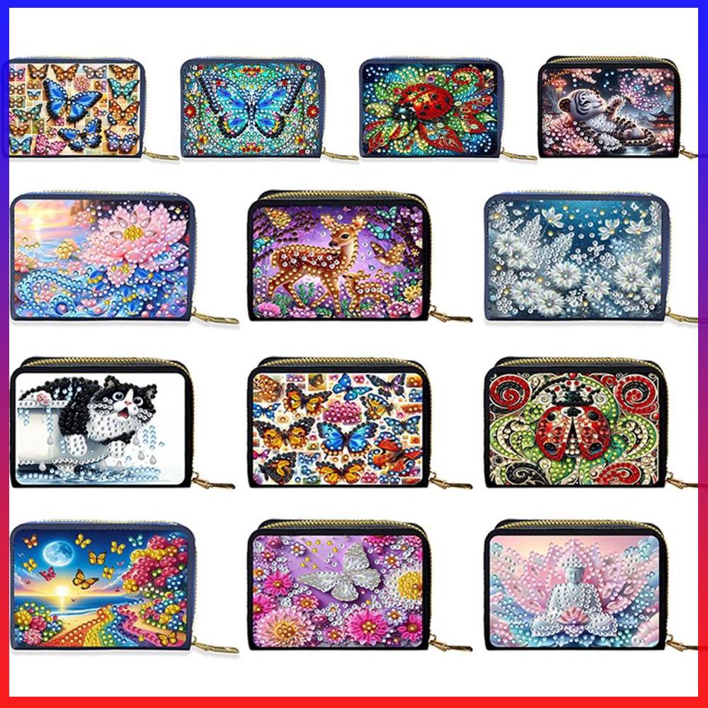 Coin Purse Women - Diamond Painting Kartenhalter Münzbörse mit Reißverschluss