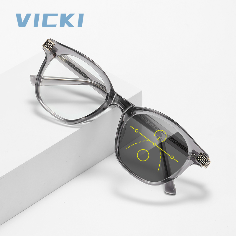 Women'S Fashion Glasses With Clear Lenses - VICKI New Lady's Retro-Mode-Anti-Blaulicht-Brille mit rundem