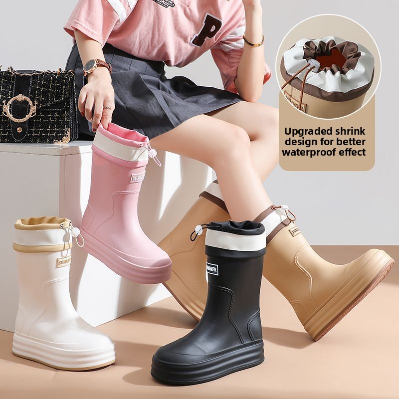 Women'S Fashion Rain Boots - 2026 Damen-Regenstiefel, Modisch, Rutschfest, Weich, Komfortabel,