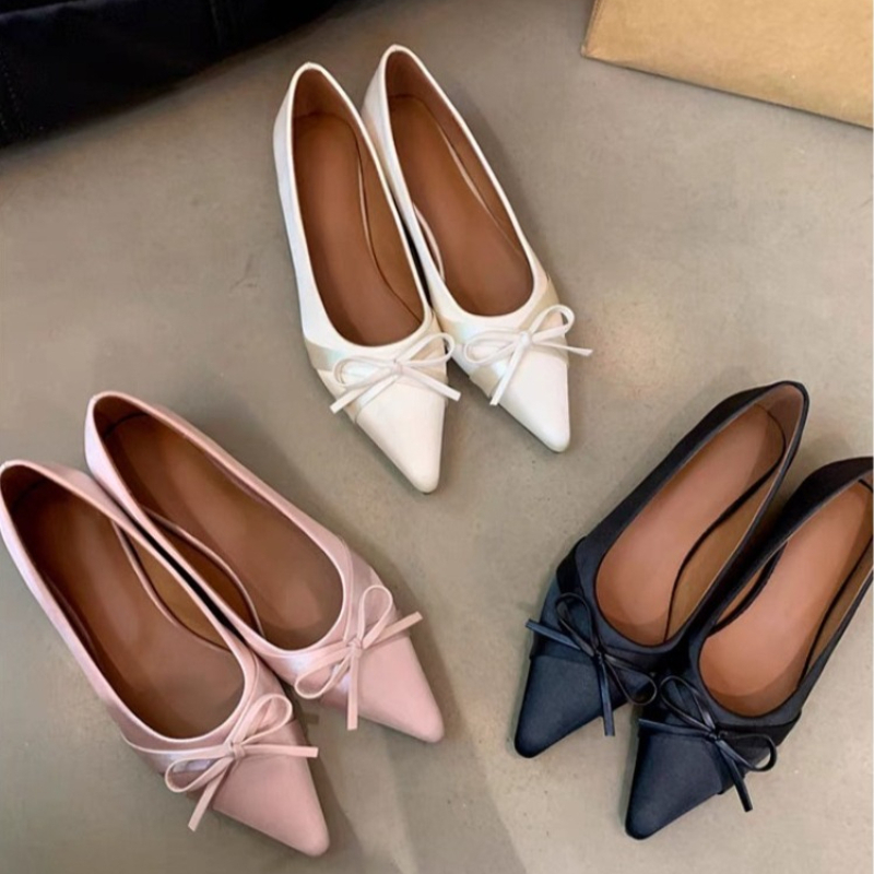 Women'S Fashion For Summer 2026 - Sommerliche neue Chiffon-Sandalen mit süßer Schleife
