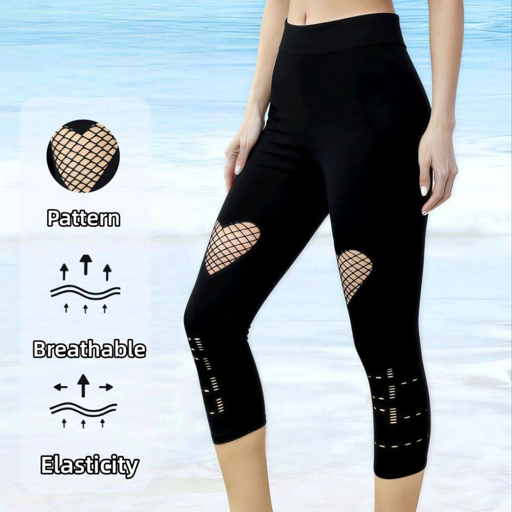 Neue Aushöhlende Damen-Netzleg – High Waist Leggings Bewertung und Preis