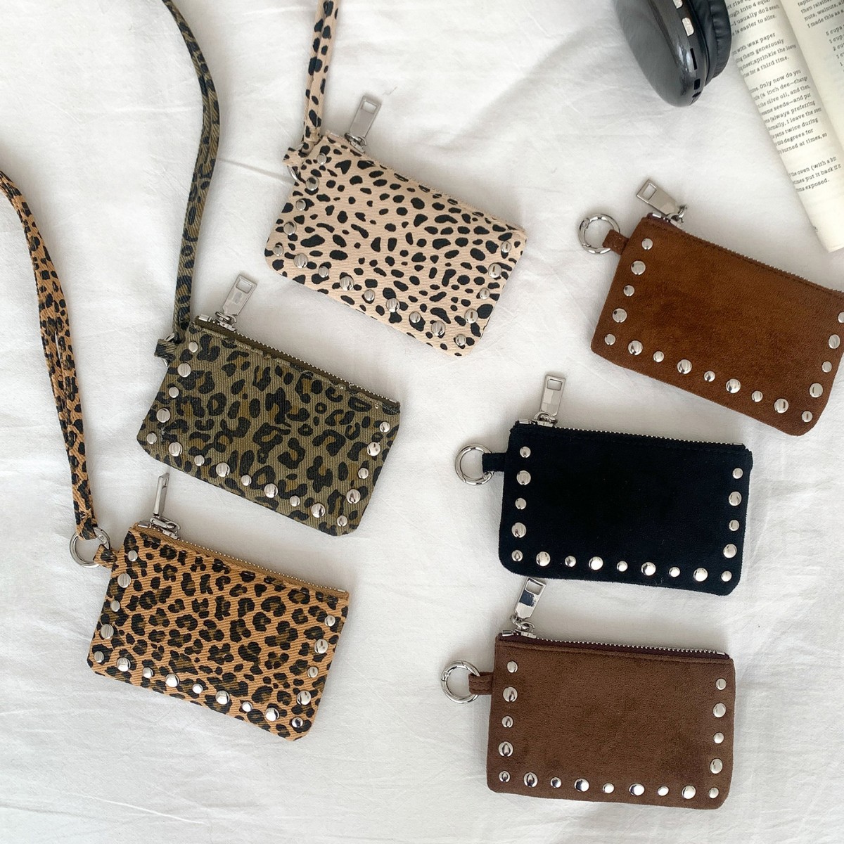 NEUE Umhängetasche mit Nieten, – Coin Purse Women Bewertung und Preis