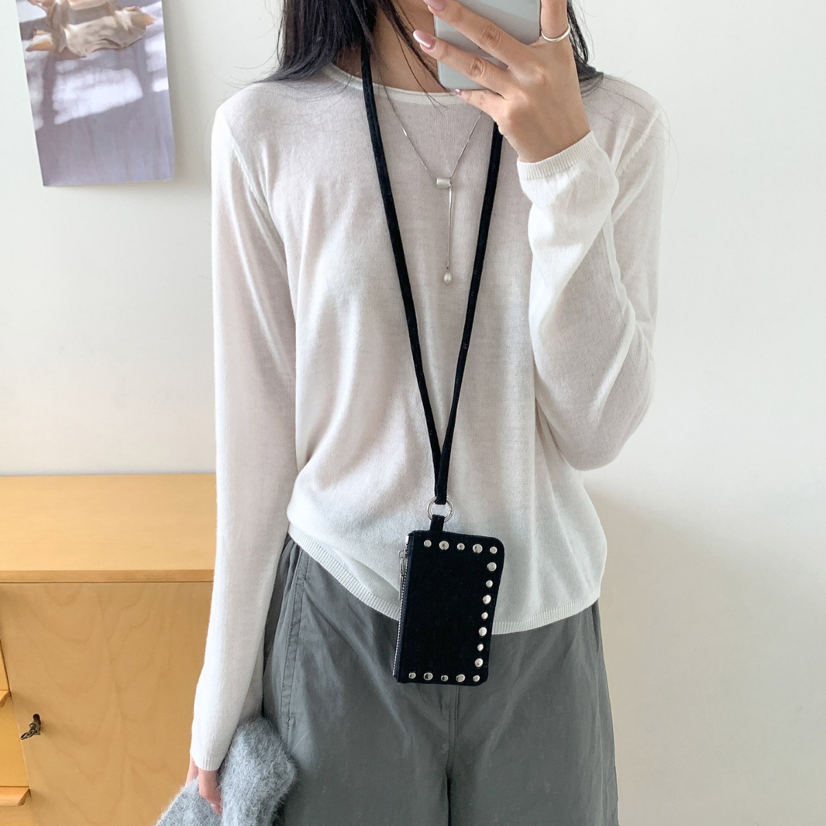 NEUE Umhängetasche mit Nieten, – Coin Purse Women Bewertung und Preis