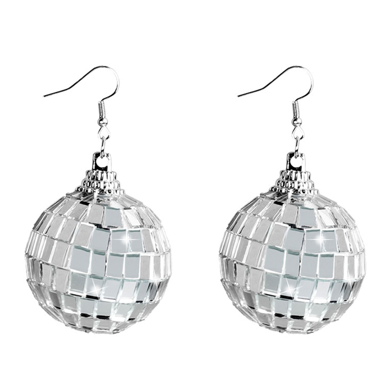 31BB Disco-Kugel-Ohrringe, bau – Women'S Fashion In The 70S Bewertung und Preis