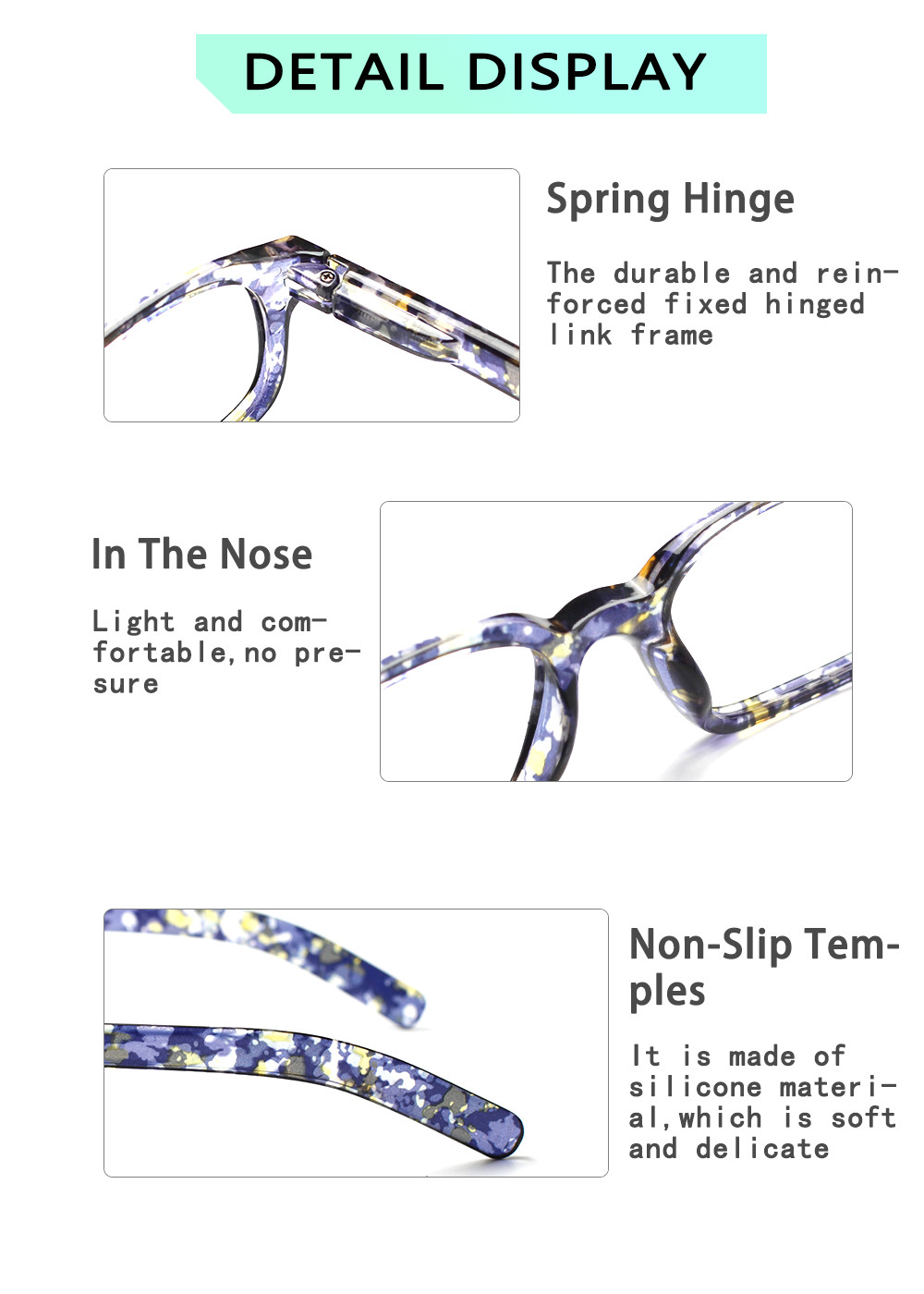 Frauen Lesebrille Modische Rec – Women'S Fashion Glasses With Clear Lenses Bewertung und Preis