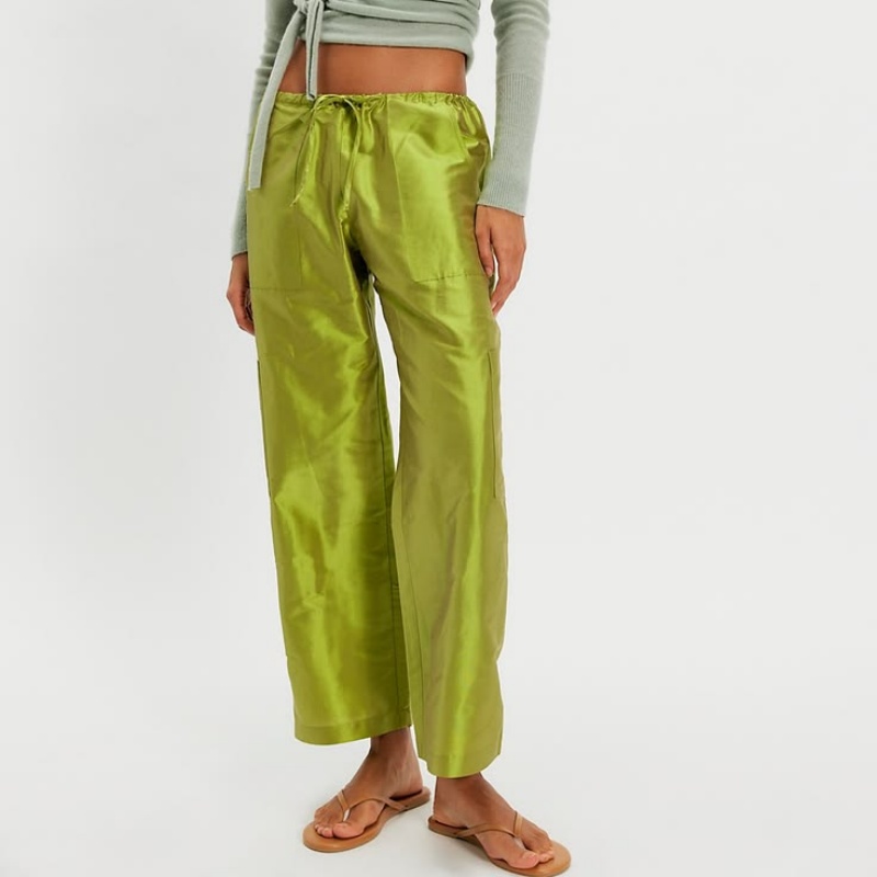 Damen Y2K Metallic Glänzende C – Women'S Fashion Utility Pants Bewertung und Preis