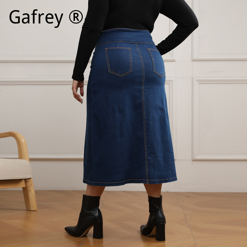 Übergröße Hochgeschnittener Je – A-Line Skirt Midi Bewertung und Preis