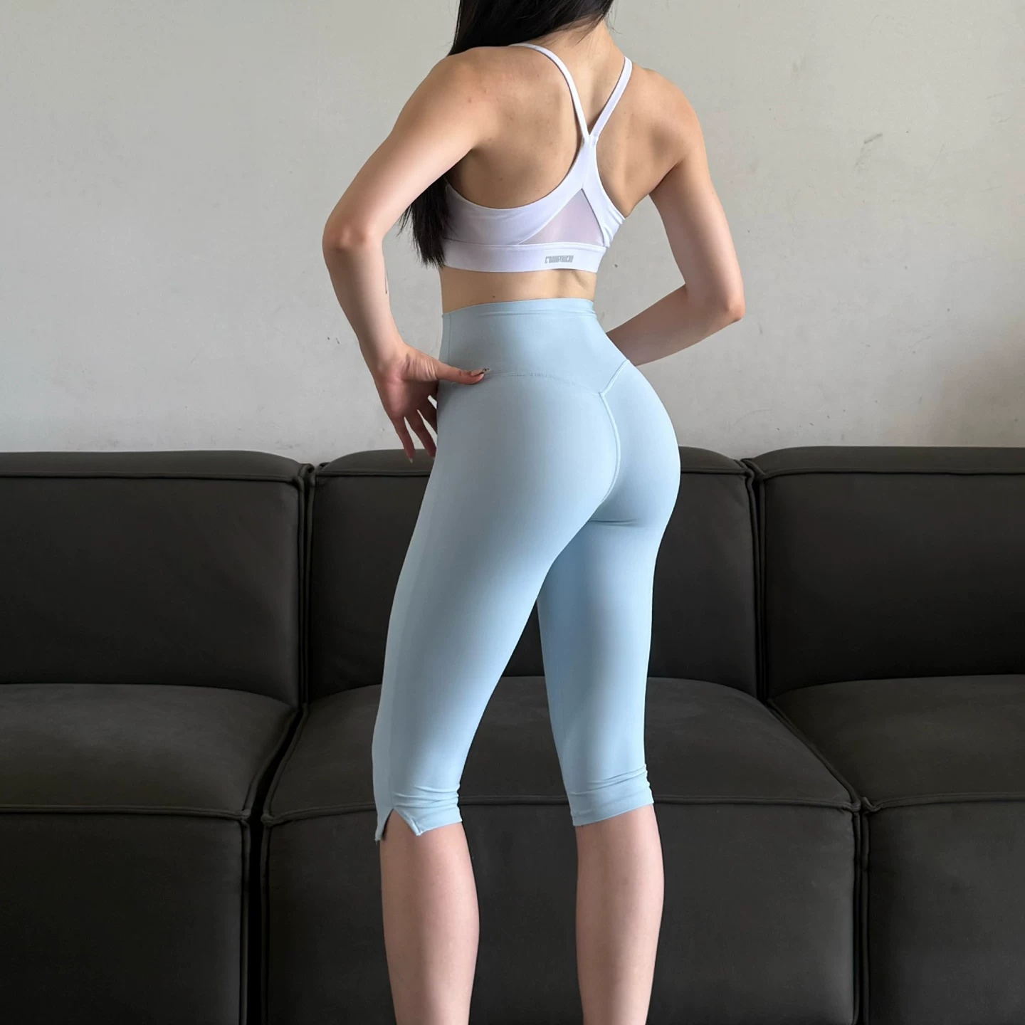 Hochgeschnittene Capri-Legging – High Waist Leggings Bewertung und Preis