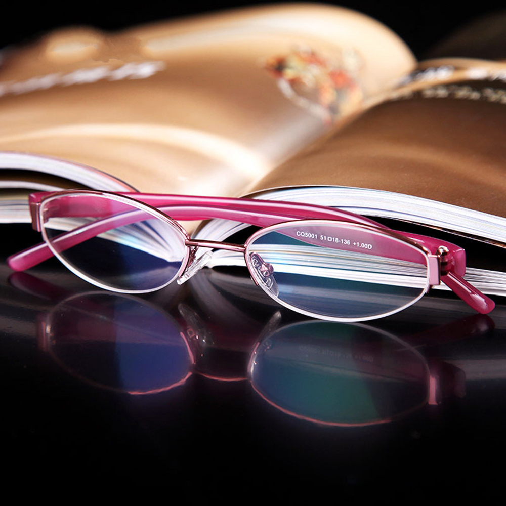 Halb-Rim Tr90 Bein Anti-Müdigk – Women'S Fashion Glasses With Clear Lenses Bewertung und Preis