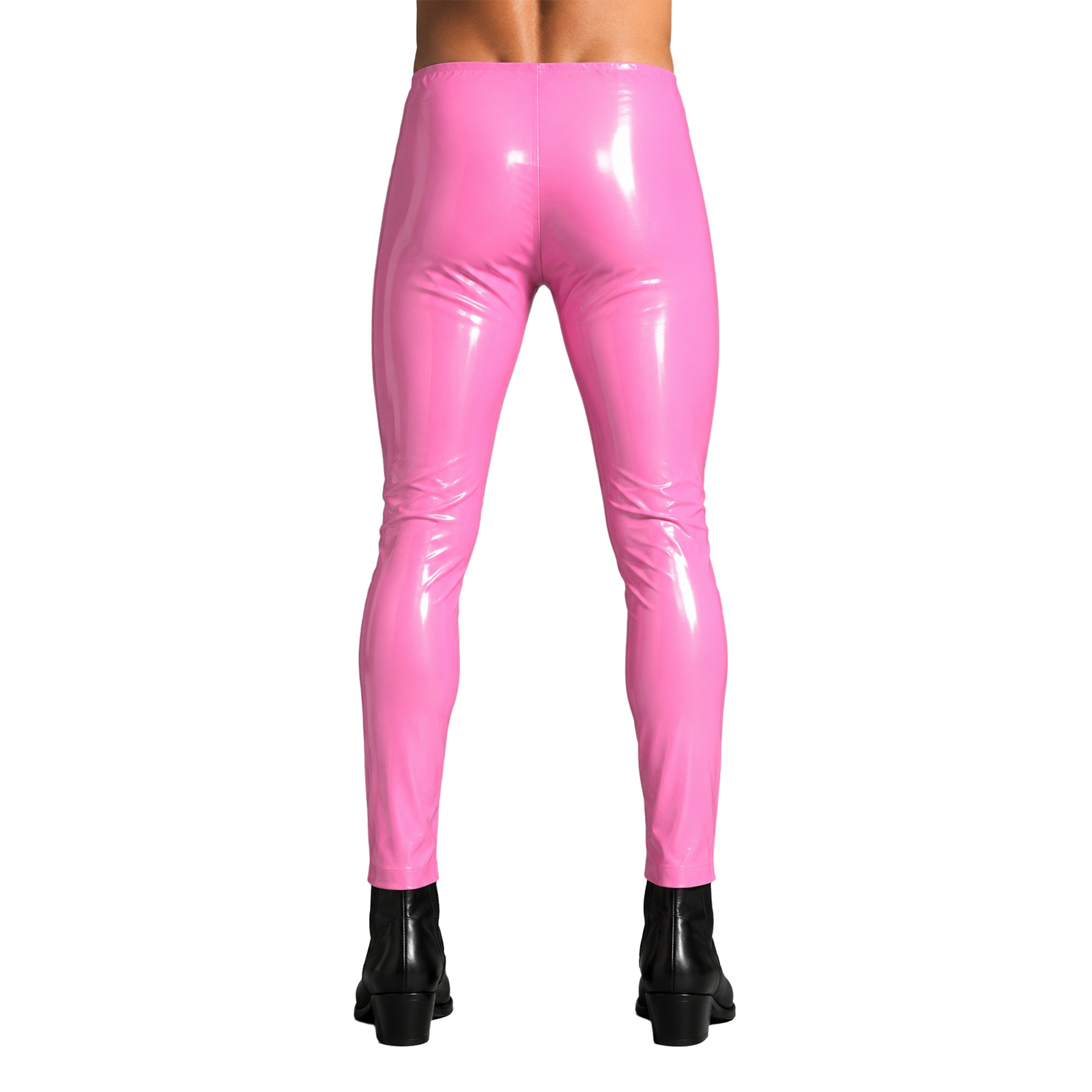 Herren Wet-Look-Lederhose mit  – High Waist Leggings Bewertung und Preis