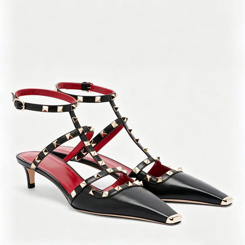 2026 Damen Nieten-Sandalen mit – Women Fashion Show Bewertung und Preis