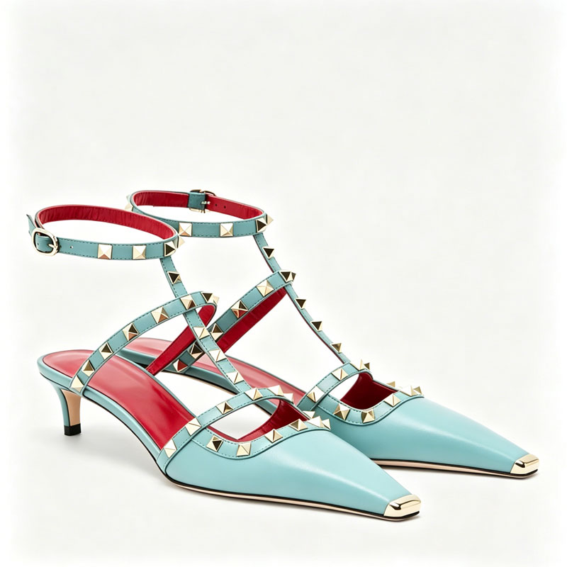 2026 Damen Nieten-Sandalen mit – Women Fashion Show Bewertung und Preis