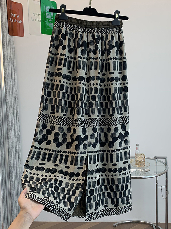 Retro-Blumenmuster, lockerer,  – A-Line Skirt Midi Bewertung und Preis