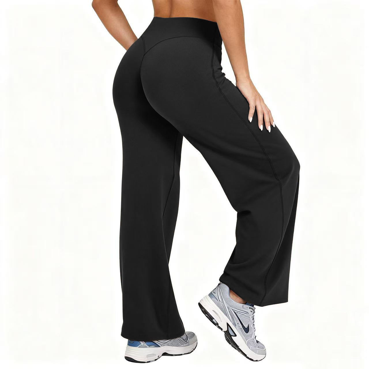 Damen Plus Size Yoga Weitbein- – High Waist Leggings Bewertung und Preis