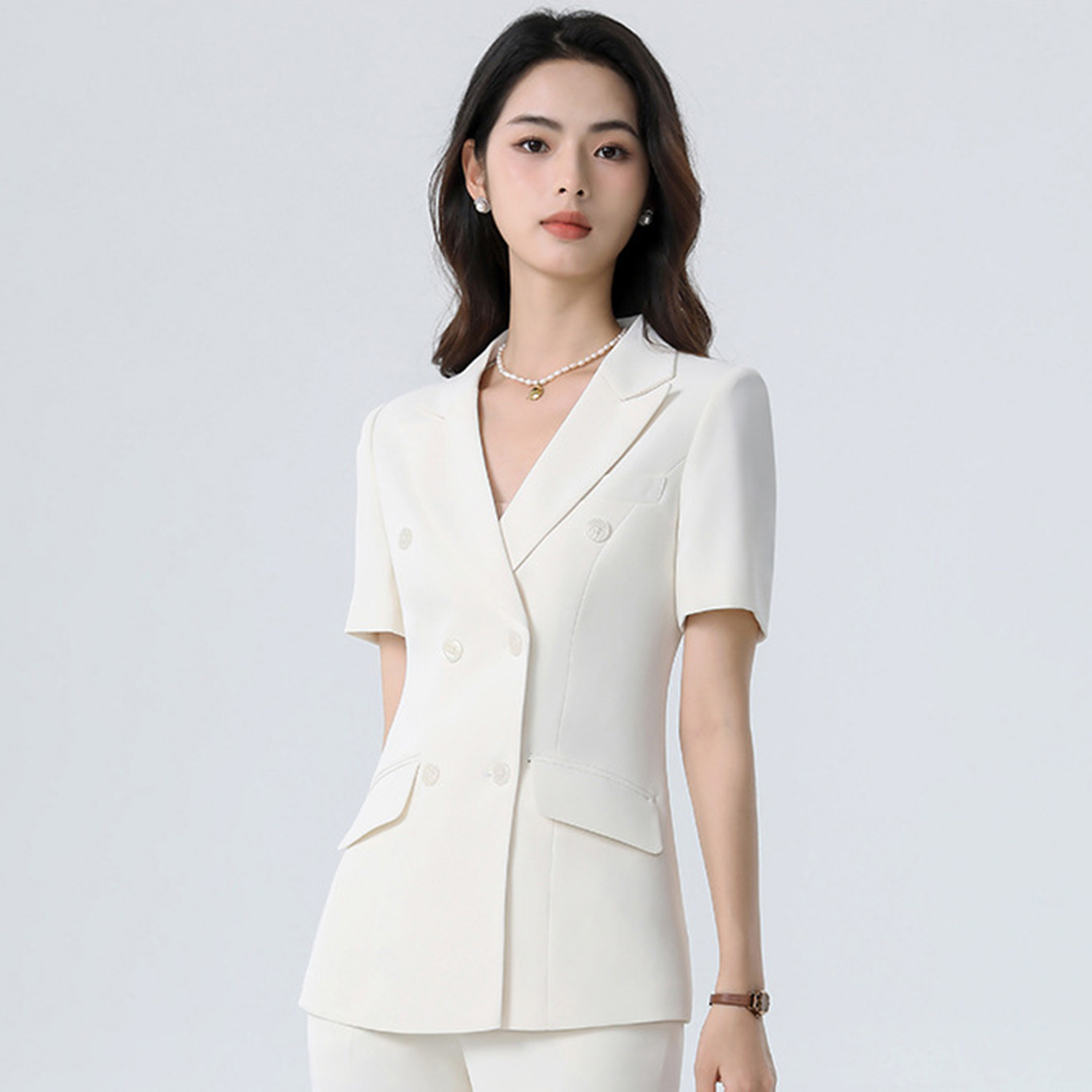 Allingentle Weißer Damenanzug  – Women'S Fashion Blazer Bewertung und Preis