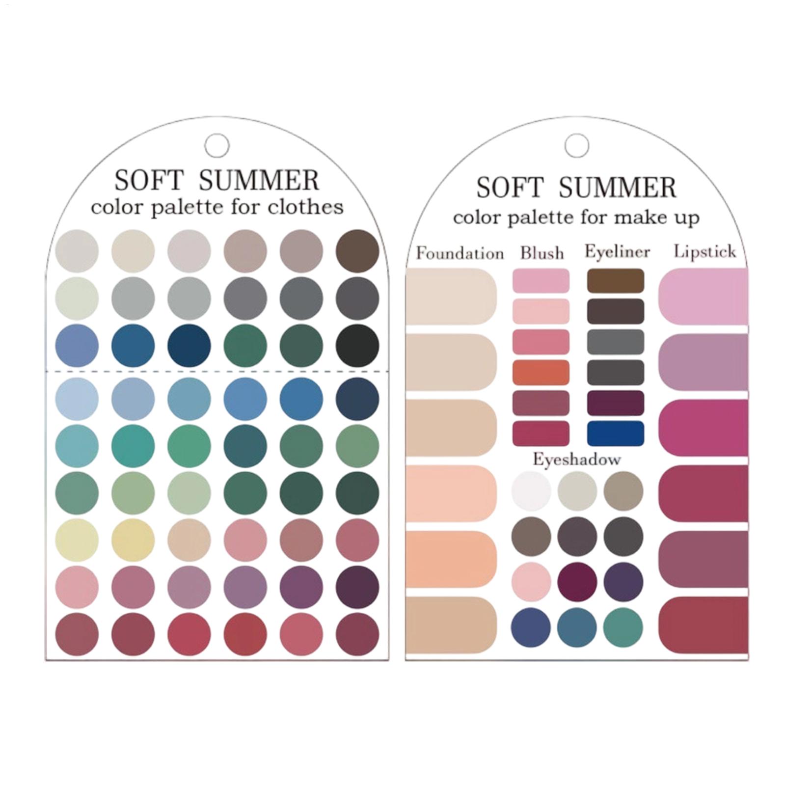 Weiche Sommer-Farbpalette-Kart – Women'S Fashion Guide Bewertung und Preis