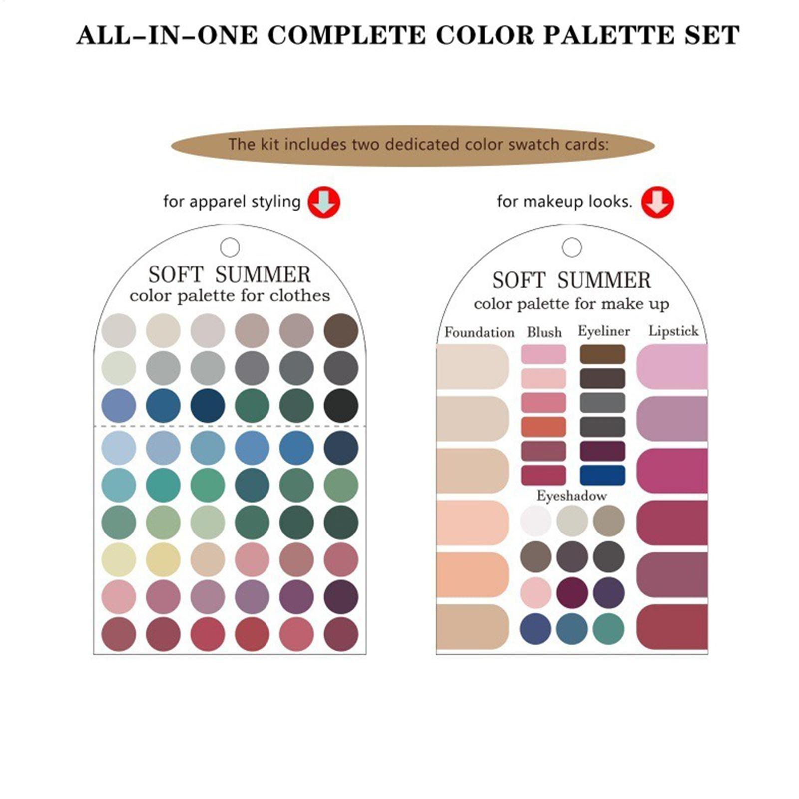 Weiche Sommer-Farbpalette-Kart – Women'S Fashion Guide Bewertung und Preis