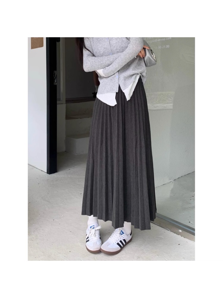 Wollener A-Linien-Midirock für – A-Line Skirt Midi Bewertung und Preis