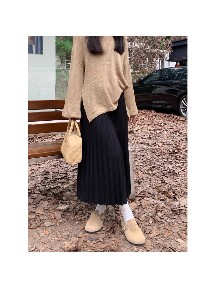 Wollener A-Linien-Midirock für – A-Line Skirt Midi Bewertung und Preis