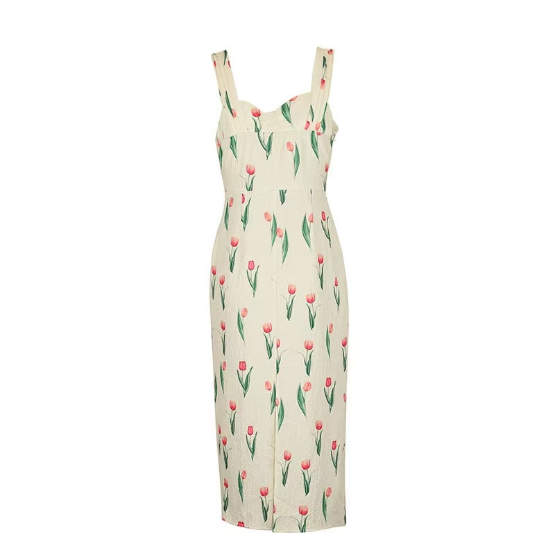 Modisches Blumenprint-Crop-Kle – A-Line Skirt Midi Bewertung und Preis