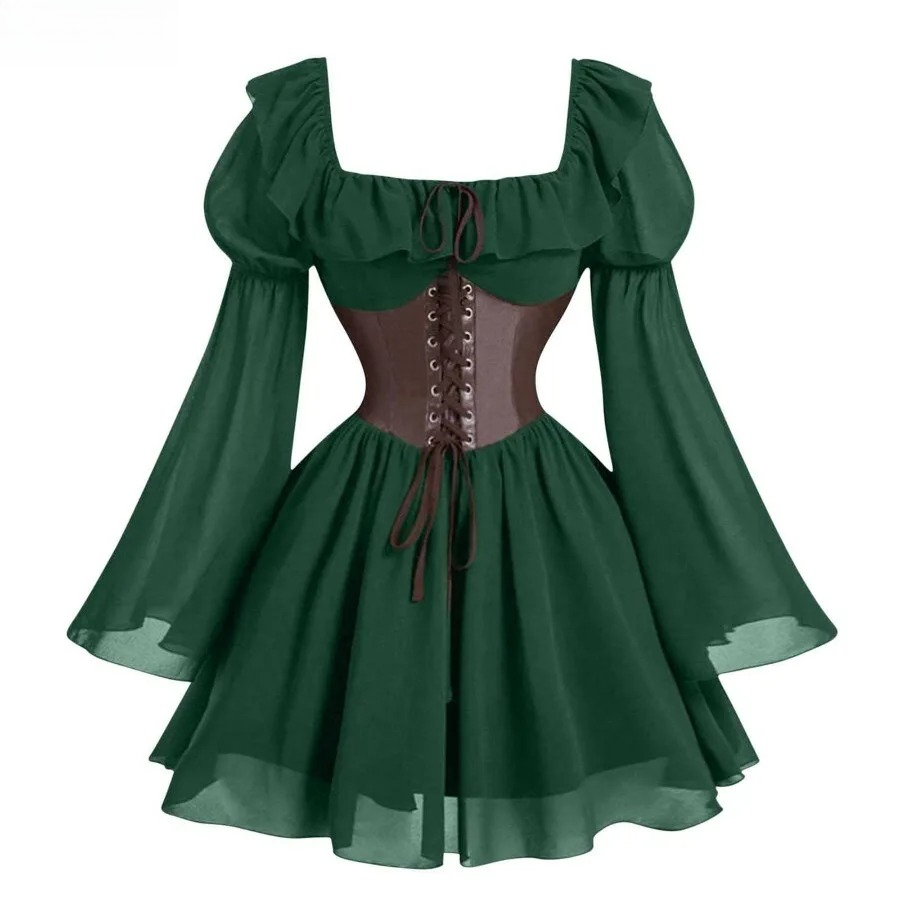 Mittelalterliches Kleid aus de – Women'S Fashion Renaissance Period Bewertung und Preis