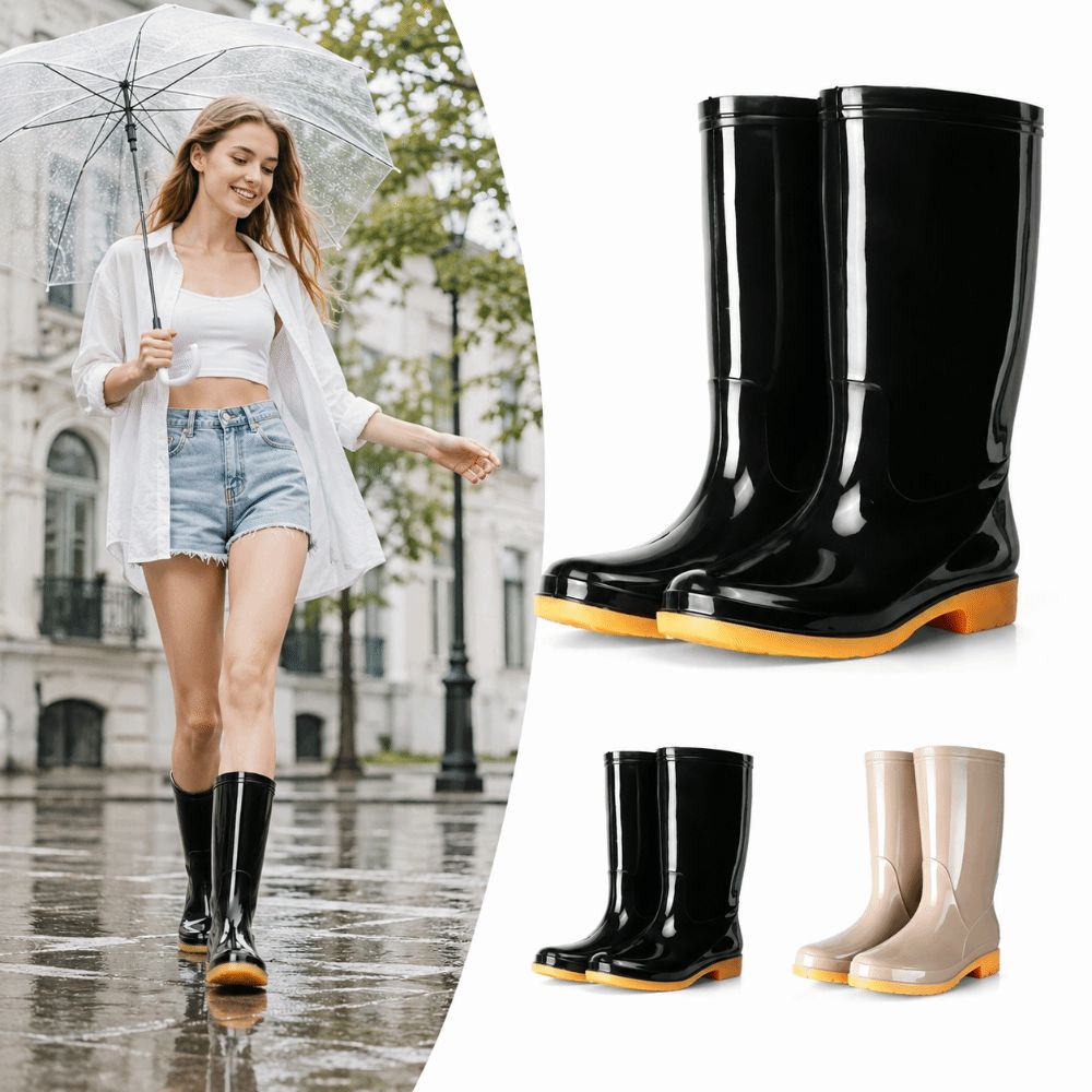 Rutschfeste Damen-Regenstiefel – Women'S Fashion Rain Boots Bewertung und Preis