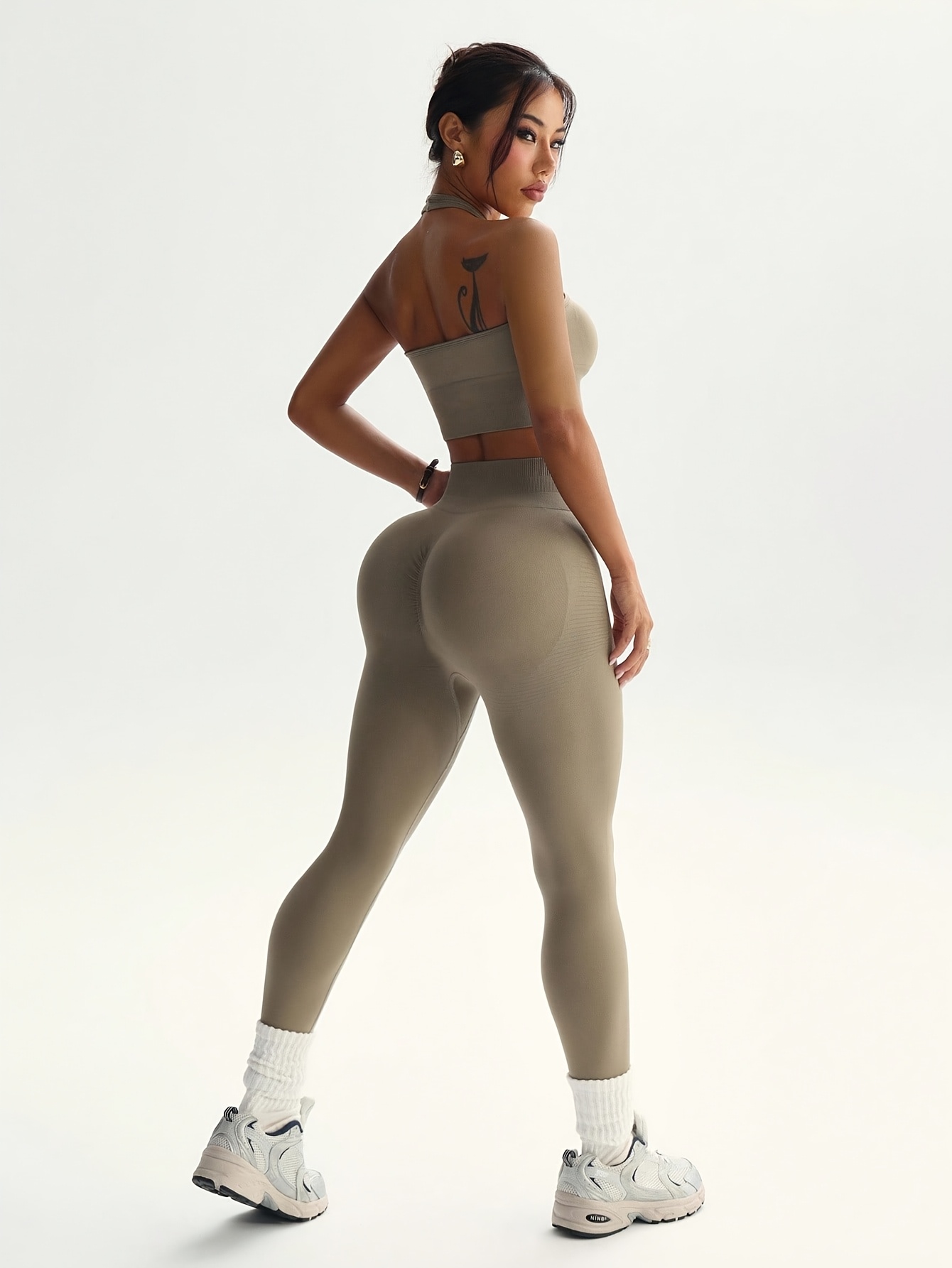 2-teiliges, einfarbiges, modis – High Waist Leggings Bewertung und Preis